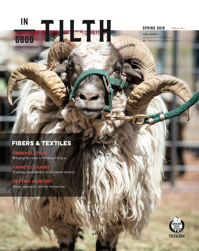 Spring 2018: Fibers + Textiles issue cover